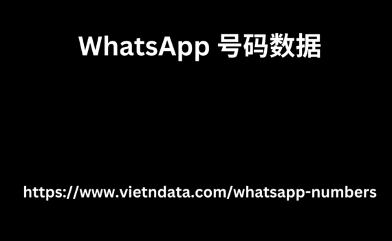 WhatsApp 号码数据