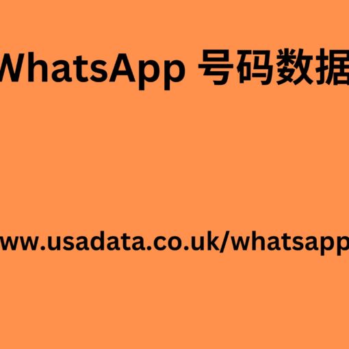 WhatsApp 号码数据