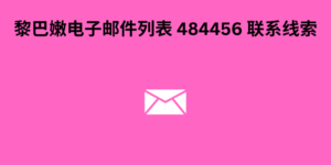 黎巴嫩电子邮件列表 484456 联系线索